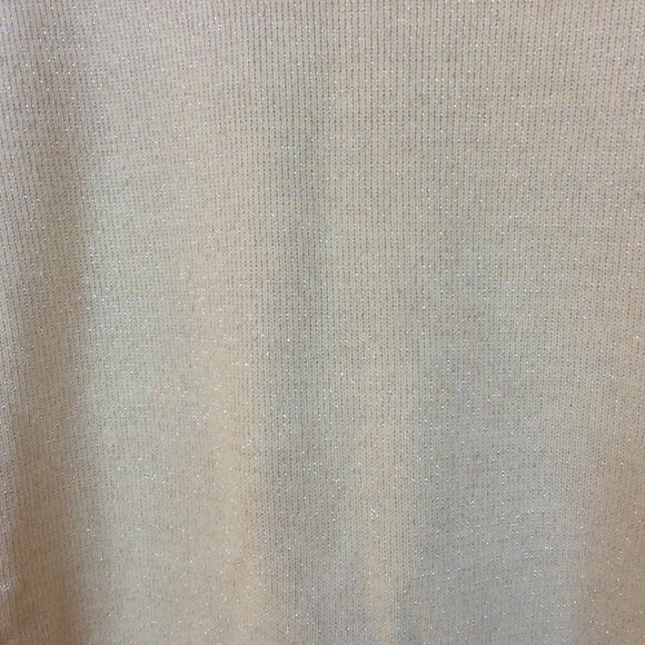 Susan Graver Style Yellow Gold Metallic Sleeveless Tank Top Sweater Size 3X - Picture 4 of 5